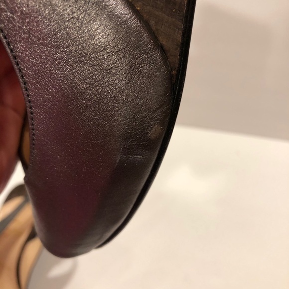 Christian Louboutin wedge sandals slingbacks 35.5 - Picture 10 of 13